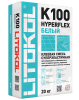 Изображение Клей для плитки Litokol Hyperflex K100 Белый 20 кг