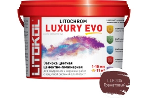 Изображение Литокол Litochrom LUXURY EVO LLE.335 затирочная смесь Гранатовый 2кг