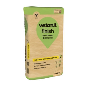 Изображение Шпаклевка финишная белая ВЕТОНИТ ФИНИШ, 25кг