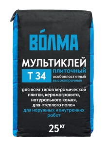 Изображение Клей плиточный Волма МультиКлей универсальный, 25 кг