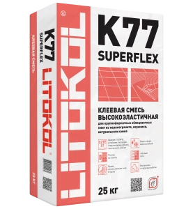 Изображение Клей для плитки Litokol SuperFlex K77 суперэластичный 25 кг