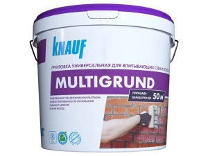 Изображение Грунтовка универсальная Кнауф-Мультигрунд F (Мороз) для впитывающих оснований, 10 кг