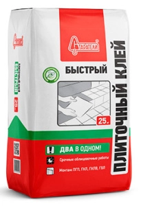 Изображение Клей плиточный Старатели Быстрый, 25 кг.