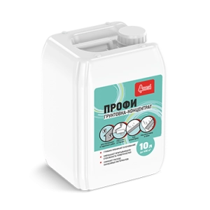 Изображение Грунтовка-концентрат глубокого проникновения для наружных и внутренних работ ПРОФИ 10л