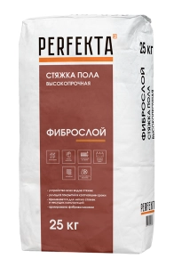 Изображение Стяжка пола Перфекта Фиброслой  усиленная, 25 кг