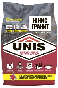 Изображение Юнис Гранит Клей плиточный, 5 кг