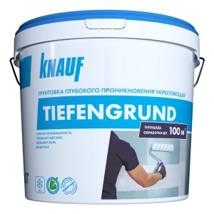 Изображение Грунтовка универсальная КНАУФ-Тифенгрунд Мороз, 10 кг