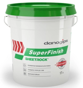 Изображение ШИТРОК Шпаклевка готовая финишная SuperFinish  (DANOGIPS) 28 кг(17л)