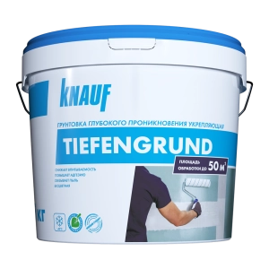Изображение Грунтовка универсальная КНАУФ-Тифенгрунд Мороз, 5 кг