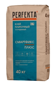 Изображение Клей плиточный Перфекта Смартфикс Плюс C1, 40 кг