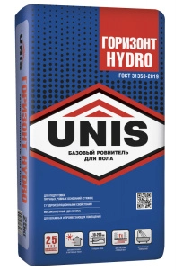 Изображение Стяжка для пола Unis Горизонт Hydro 25 кг