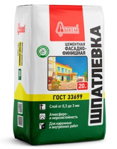 Изображение Шпаклевка фасадно-финишная Старатели, 20 кг