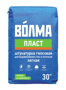 Изображение Штукатурка гипсовая Волма Пласт ручного нанесения, 30 кг