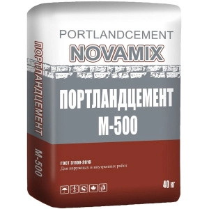 Изображение Цемент М-500 Д20  Novamix  50 кг